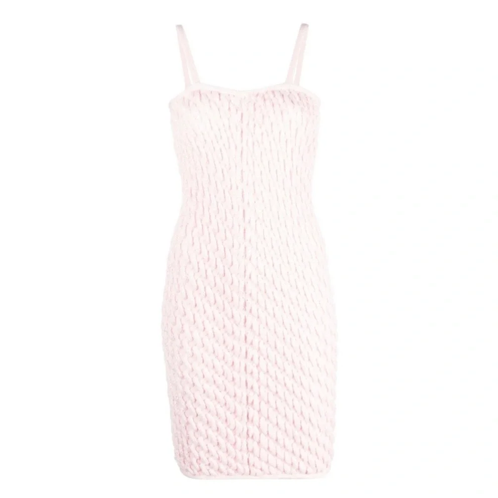 ISA BOULDER Pink Cereal Minidress - Picture 5 of 8